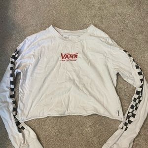 Vans long sleeve crop top